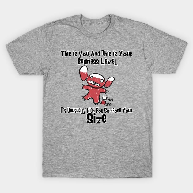 Lilo and Stitch Badness Level T-Shirt by PrinceHans Designs